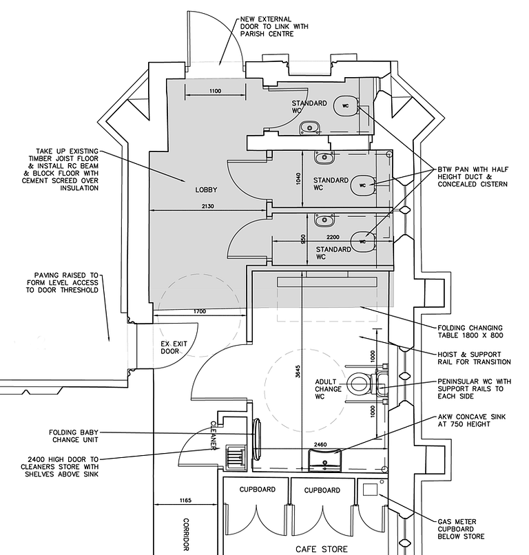 Changing Places accessible toilet Church for Everyone